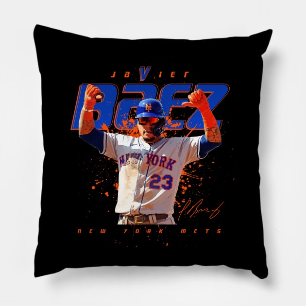 Javier Baez Pillow by Juantamad