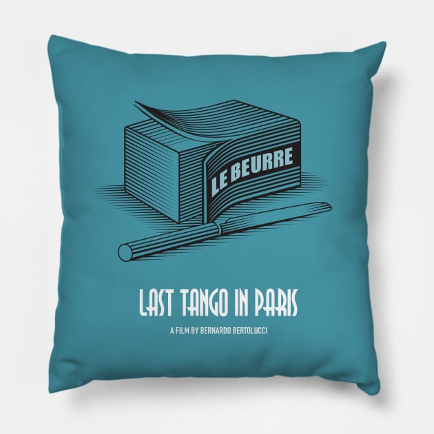 Last Tango in Paris - Alternative Movie Poster Pillow by MoviePosterBoy