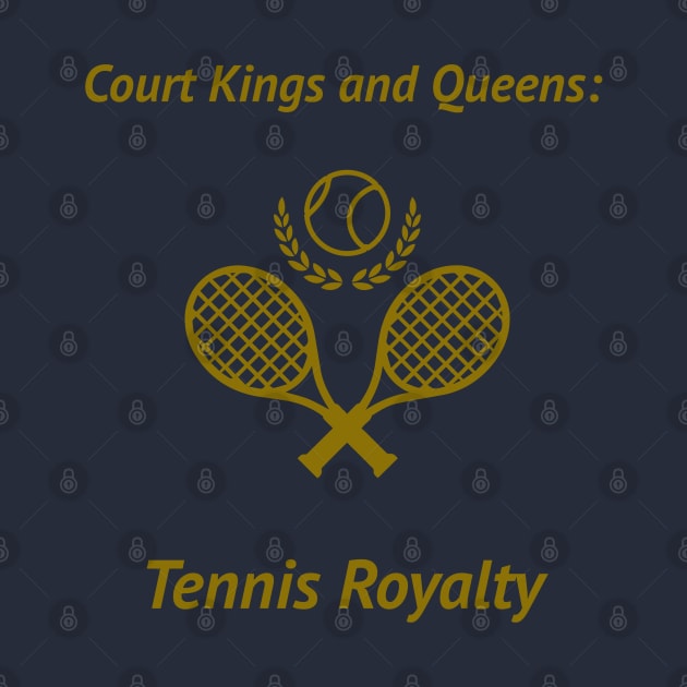 Court Kings and Queens: Tennis Royalty Tennis by PrintVerse Studios