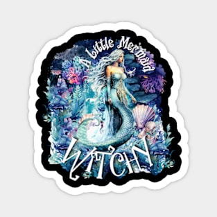 A Little Mermaid Witchy Magnet