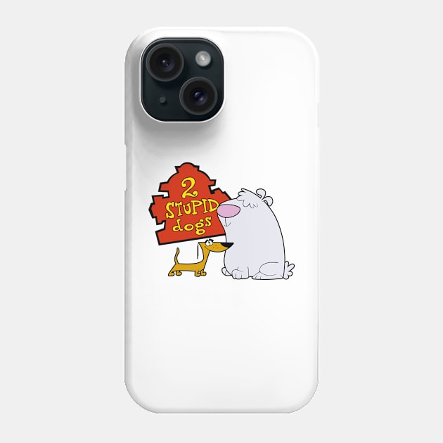 2 Stupid Dogs - Boomerang Cartoons Phone Case by LuisP96