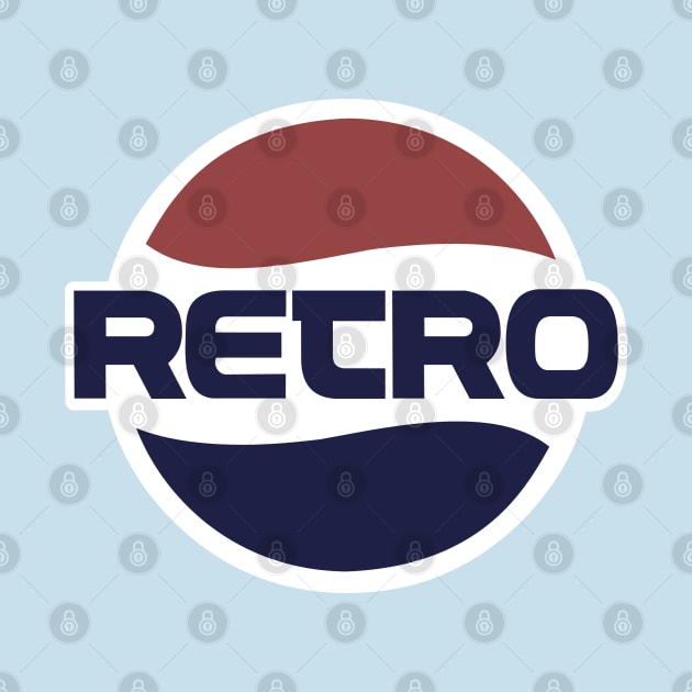 Retro logo for nostalgic 70s and 80s style by DaveLeonardo