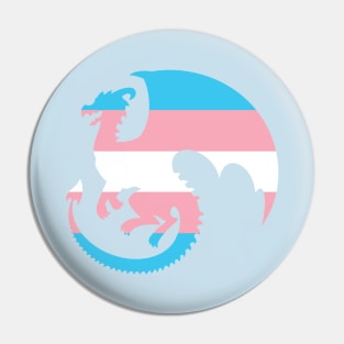 Pride Animals- Transgender Dragon Pin