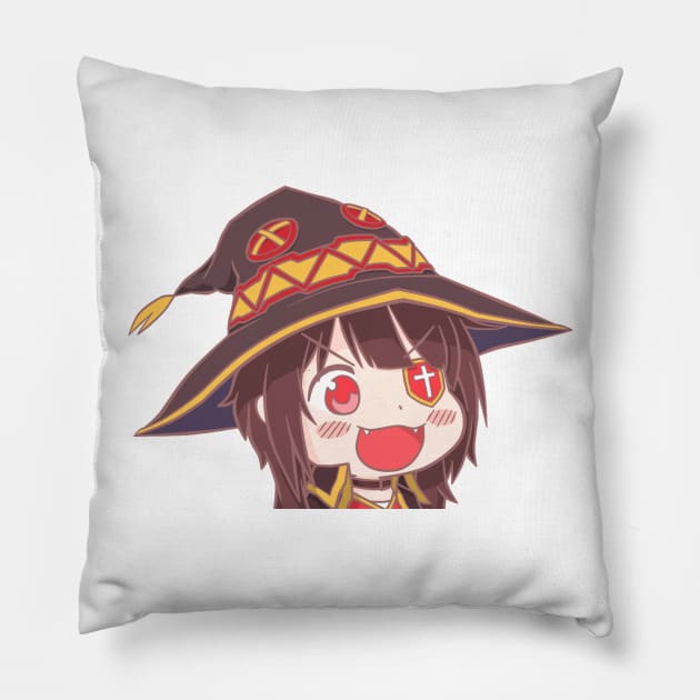 Megumin Ohayou! Pillow by MemeShark