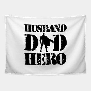 Dad Husband Hero Tapestry