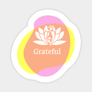 Grateful - Yoga Design Magnet