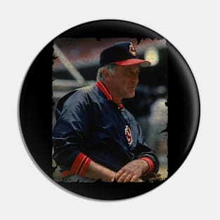 Phil Niekro in Cleveland Guardians, (1986 - 1987) Pin