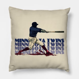 Retro Minnesota Twins Slugger Pillow