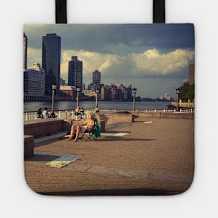 Roosevelt Island Sunny Street New York City Tote