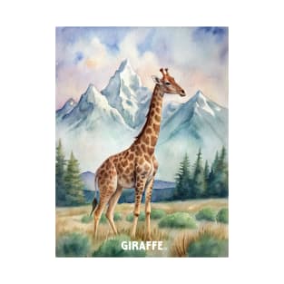 Giraffe Watercolor T-Shirt