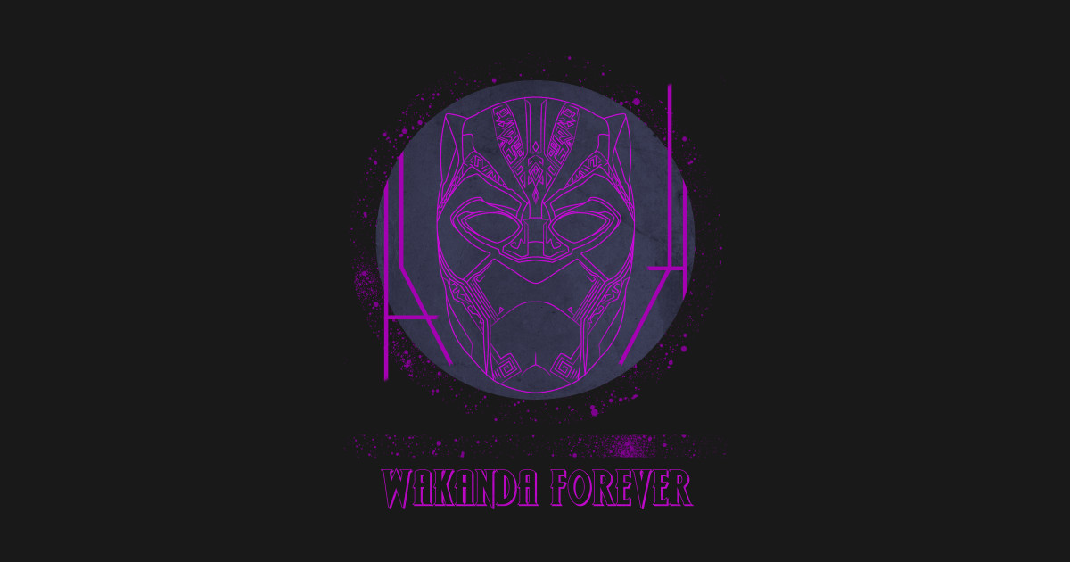 Wakanda Forever - Black Panther - T-Shirt | TeePublic