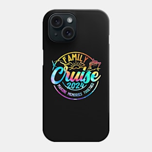 Family Cruise 2024 Making Memories Together Cruising Trip Phone Case