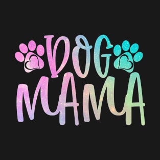 Dog Mama Typography T-Shirt