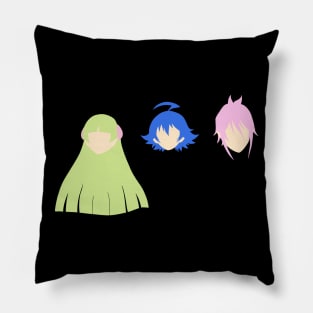 mairimashita iruma kun characters minimal Pillow