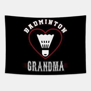 Grandma Badminton Team Family Matching Gifts Funny Sports Lover Player Tapestry