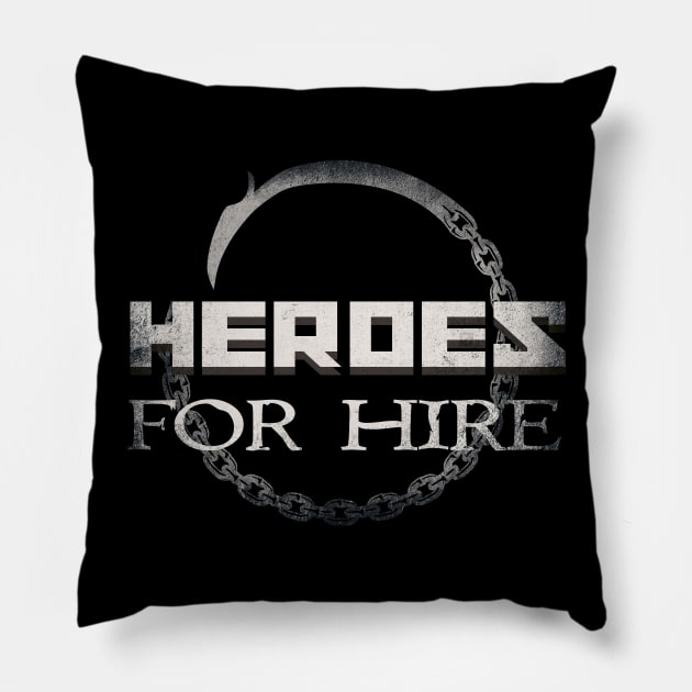 Heroes For Hire Pillow by alarts