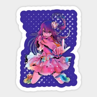 Ai Hoshino - Oshi no Ko kawaii Sticker for Sale by Neelam789