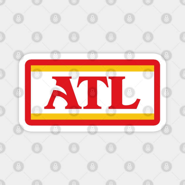 ATL Retro Font - Red Magnet by KFig21