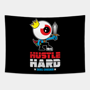 Urban Hustle Hard Eyeball Streetwear King Skull Crusher Cash Money Hip Hop Hipster Tapestry