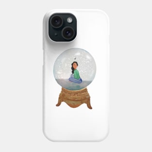 Snowglobe Watercolour Illustration Phone Case