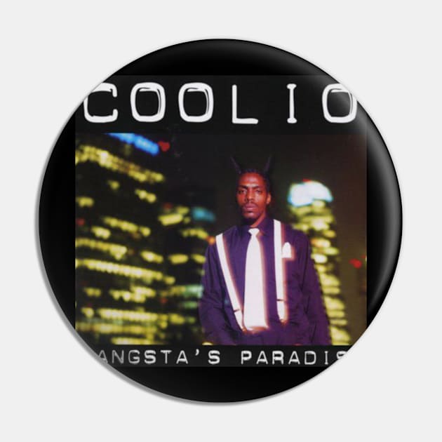 COOLIO MERCH VTG Pin by servizziart