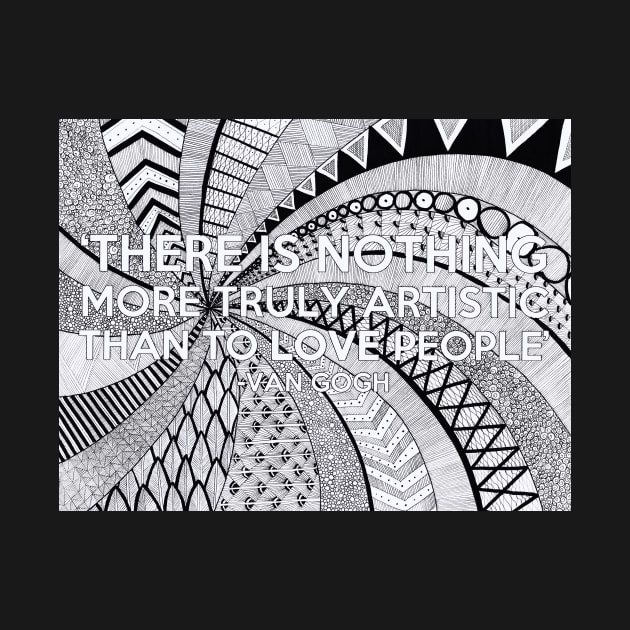 Zentangle Quote by ally1021