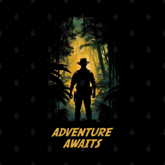 Adventure Awaits - Explorer - Silhouette - Indy by Fenay-Designs