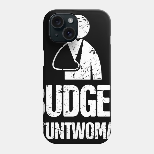 Stuntwoman - Funny Broken Collarbone Gift Phone Case by MeatMan