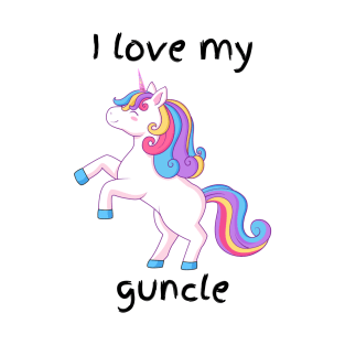 I love my guncle unicorn T-Shirt