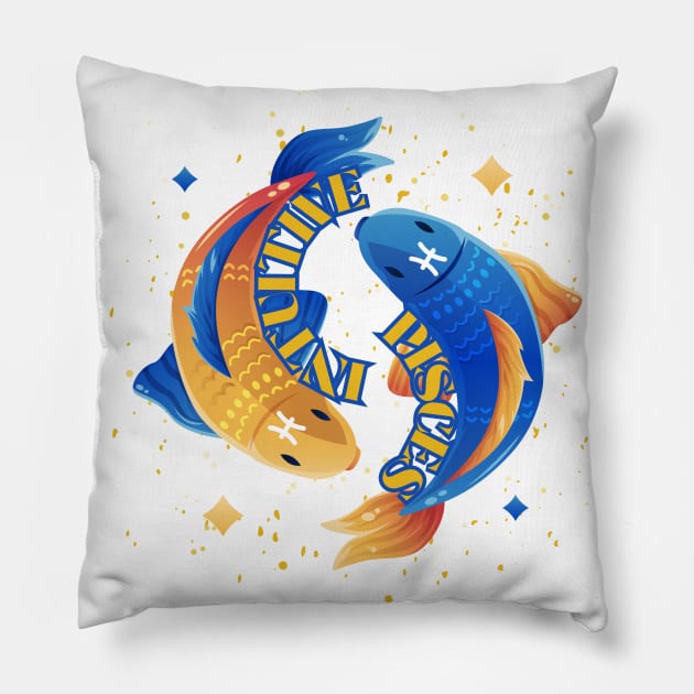 Intuitive Pisces Pillow by Mujji