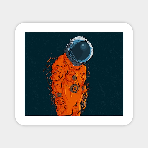 Space Traveller One Magnet by danpritchard