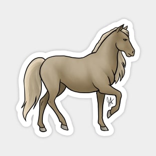 Horse - Paso Fino - Palomino Magnet