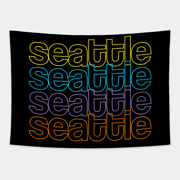 Seattle City Tapestry by anupasi