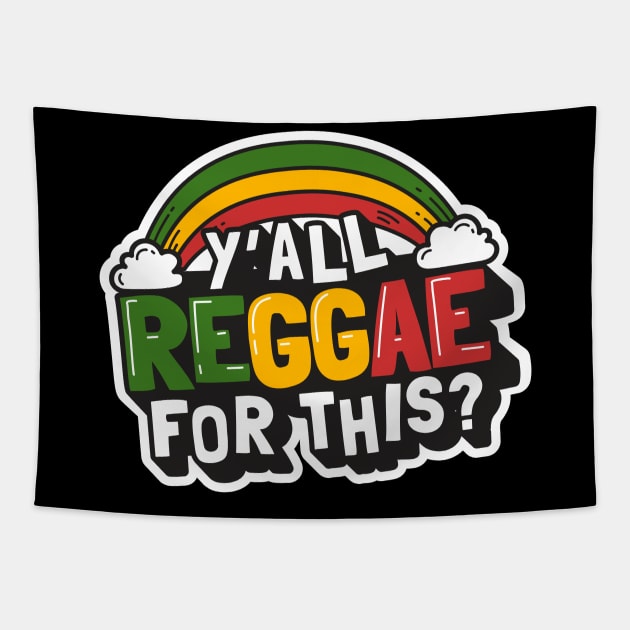 Cute Reggae Music Rainbow, Y'all Reggae for this? Tapestry by emmjott