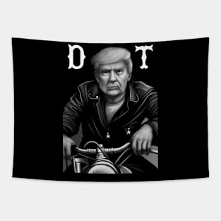 Trump black Tapestry