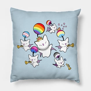 pride moogles Pillow