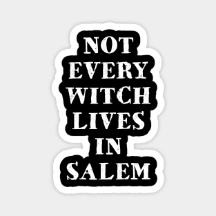 Not Every Witch Lives in Salem Magnet