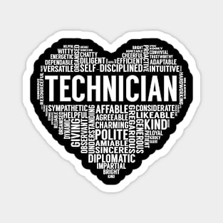 Technician Heart Magnet