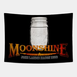 Moonshine Mason Jar Inspired Design Tapestry