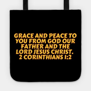 Bible Verse 2 Corinthians 1:2 Tote