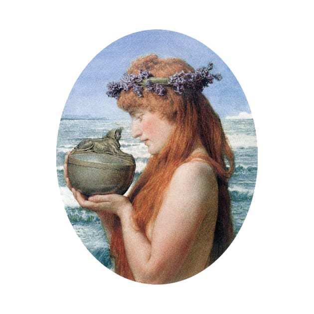 Pandora by Sir Lawrence Alma-Tadema by MasterpieceCafe