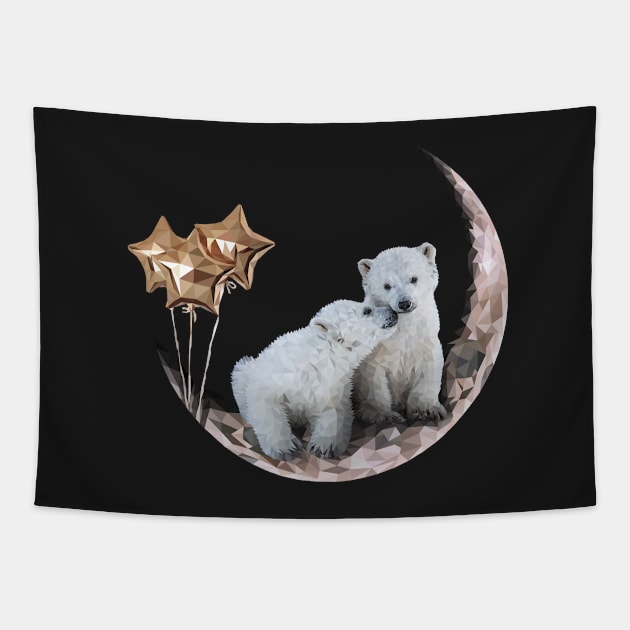 Polarbear Tapestry by Renasingsasong