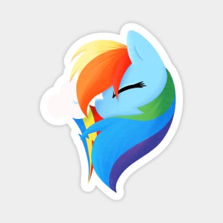 Pony Portrait - Rainbowdash Magnet