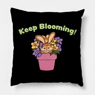 Keep Blooming - Bunny Pillow