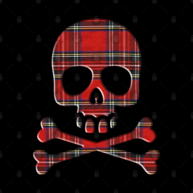 SKULL AND PLAID BONES by BG305