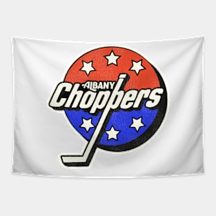Defunct Albany Choppers Hockey Team Tapestry