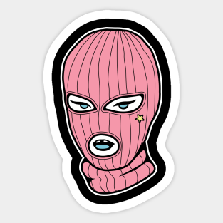 Ski Mask Stickers Teepublic