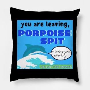 Porpoise Spit AustralianTown Sign Pillow