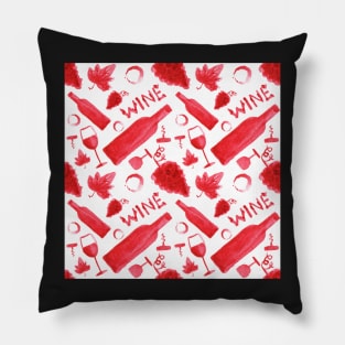 Wine pattern Pillow