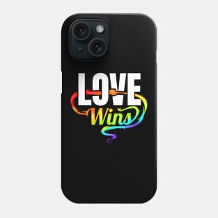 LGBTQ Love Wins Logo For Pride Month Phone Case